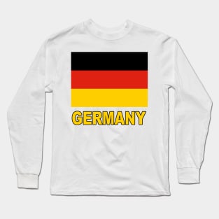 The Pride of Germany - German Flag Design Long Sleeve T-Shirt